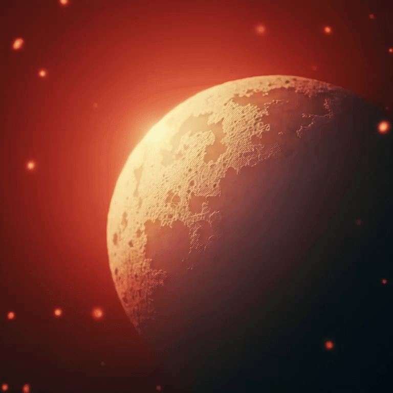 Moon is waiting